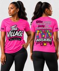TVN Mothers Unbreakable Tee in Pink, front and back model view